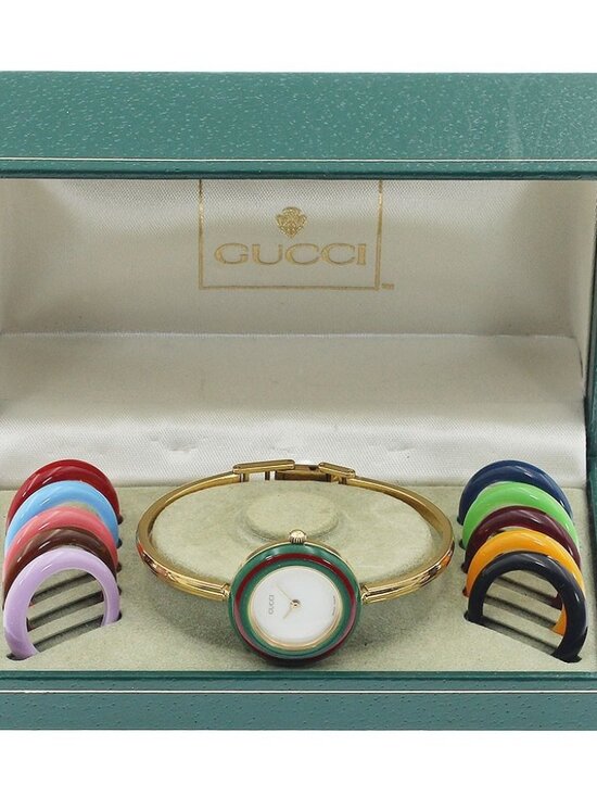 GUCCI Change bezel 11/12.2 white Dial Quartz Ladies Watch_948766 main image 7